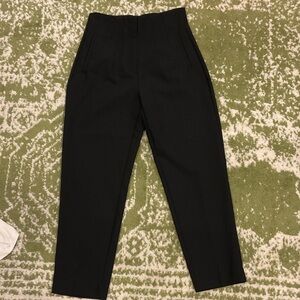 Zara Black High-Waist Women's Trousers